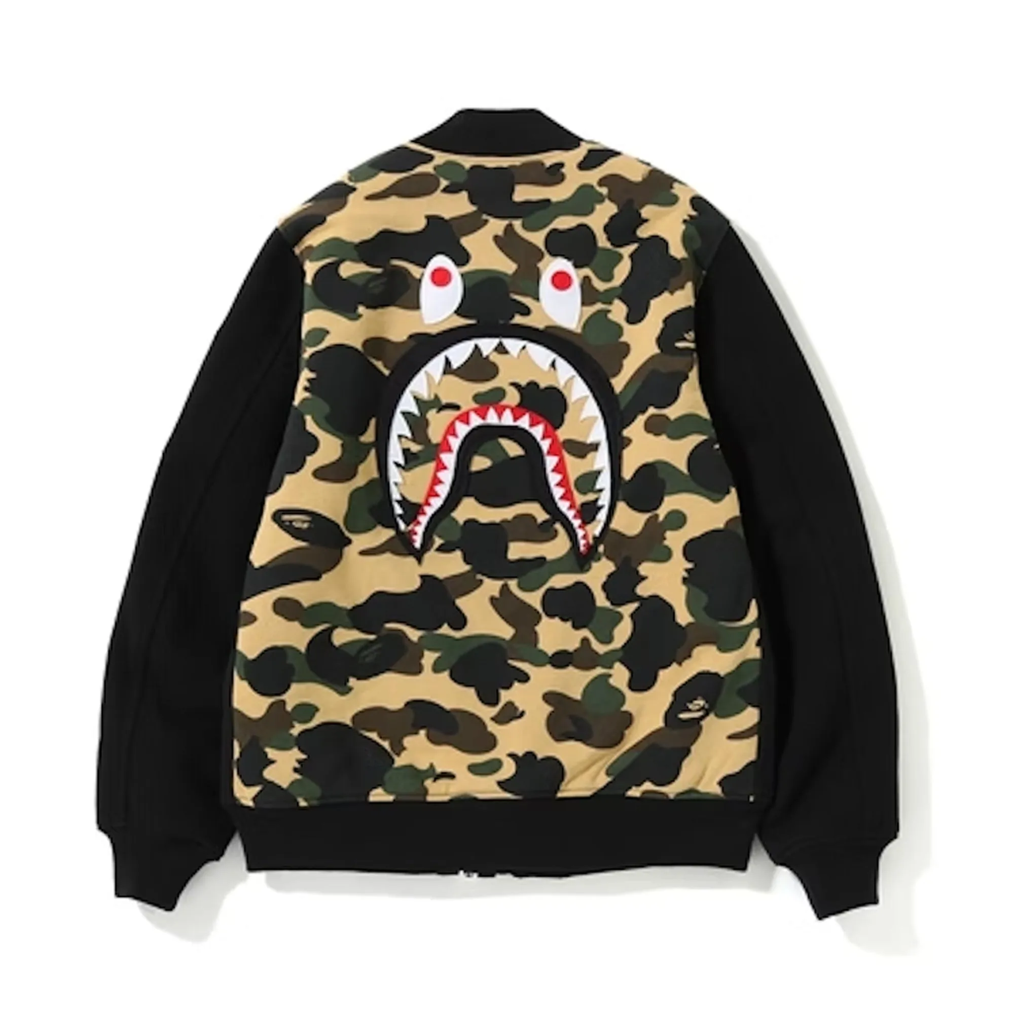 Bape 1st Camo Shark Sweat MA-1 Black/Yellow sold by PLUS product image thumbnail 2