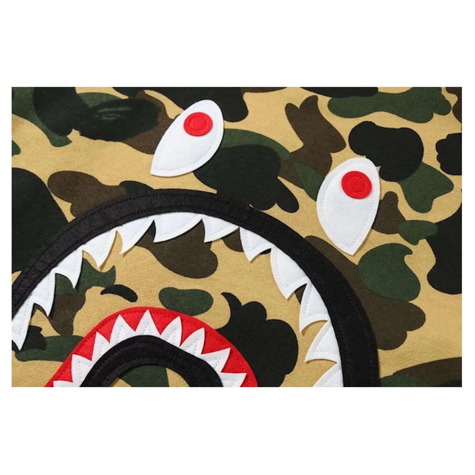 Bape 1st Camo Shark Sweat MA-1 Black/Yellow sold by PLUS product image thumbnail 3