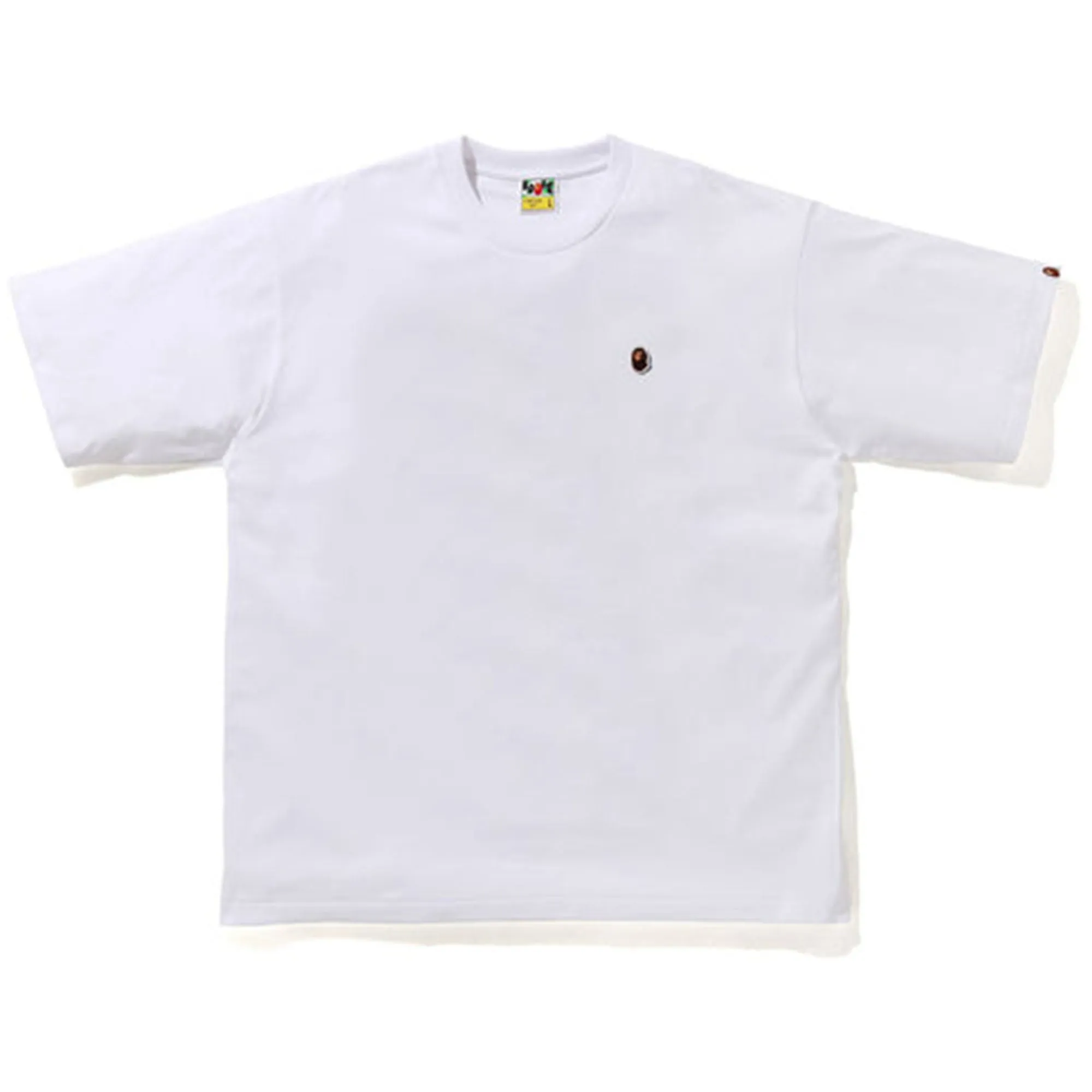 BAPE Ape Head One Point Tee White sold by PLUS