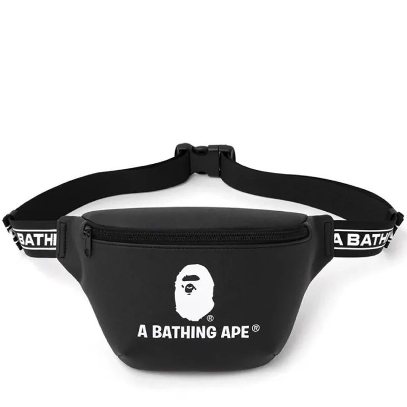 BAPE Waist Bag Black sold by PLUS