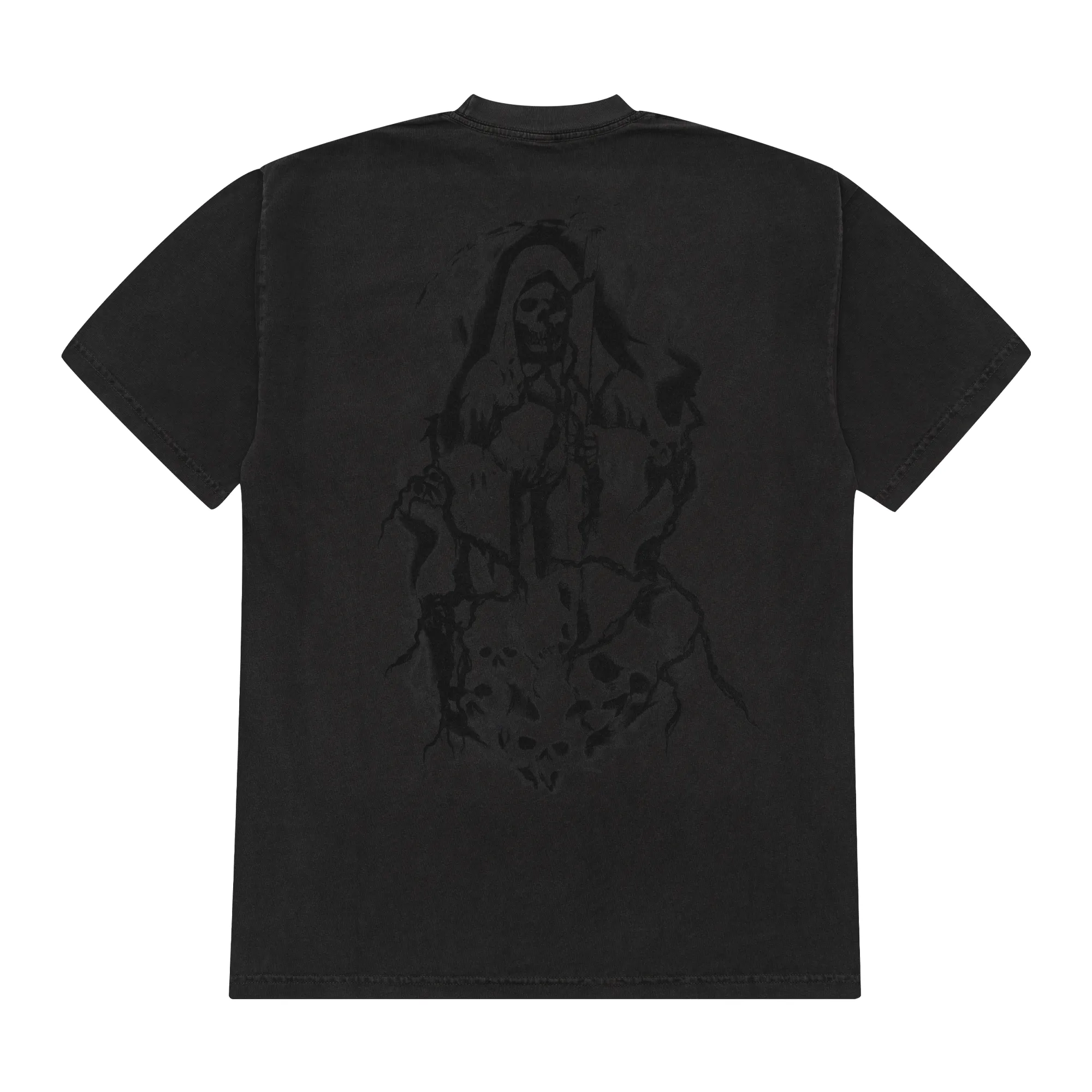 Revenge x Anuel Lightning Reaper Tee Vintage Grey sold by PLUS product image thumbnail 2
