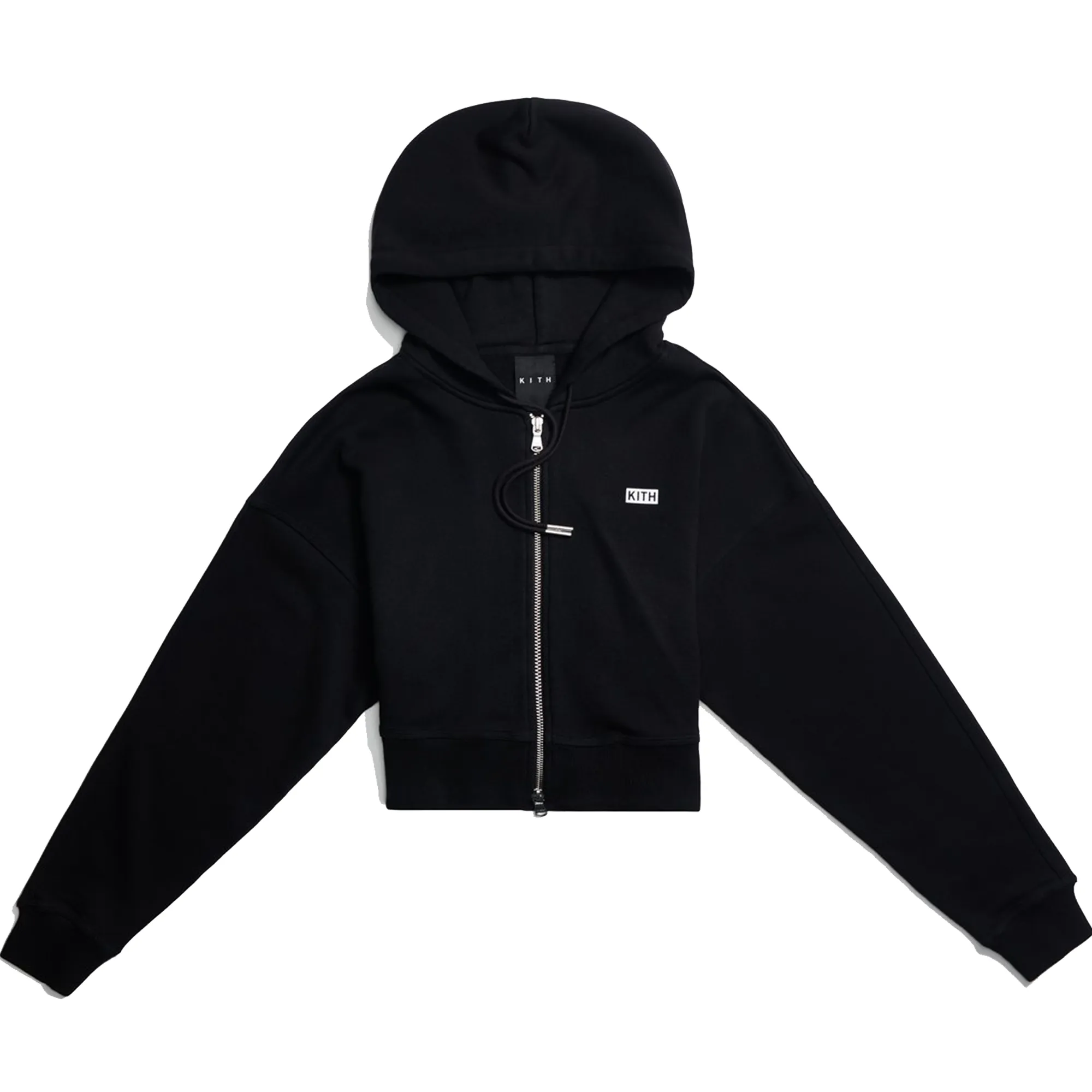 KITH FALLON FULL ZIP HOODIE Black (Women) sold by PLUS