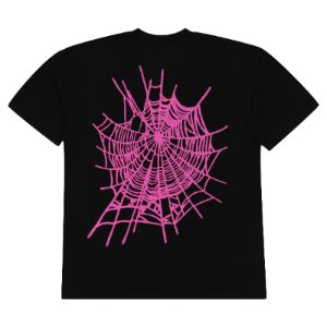 Spider Worldwide Web Tee Black/Pink sold by PLUS
