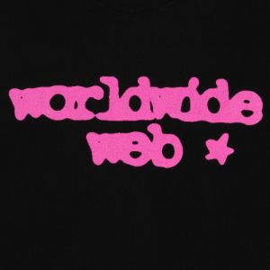 Spider Worldwide Web Tee Black/Pink sold by PLUS