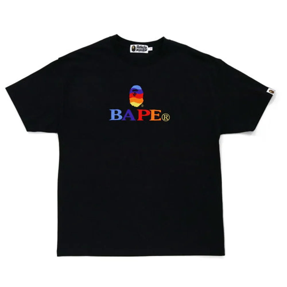 Bape Embroidered Logo Tee Black sold by PLUS
