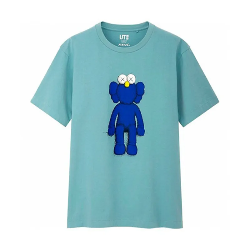 KAWS x Uniqlo Blue BFF Tee Green sold by PLUS
