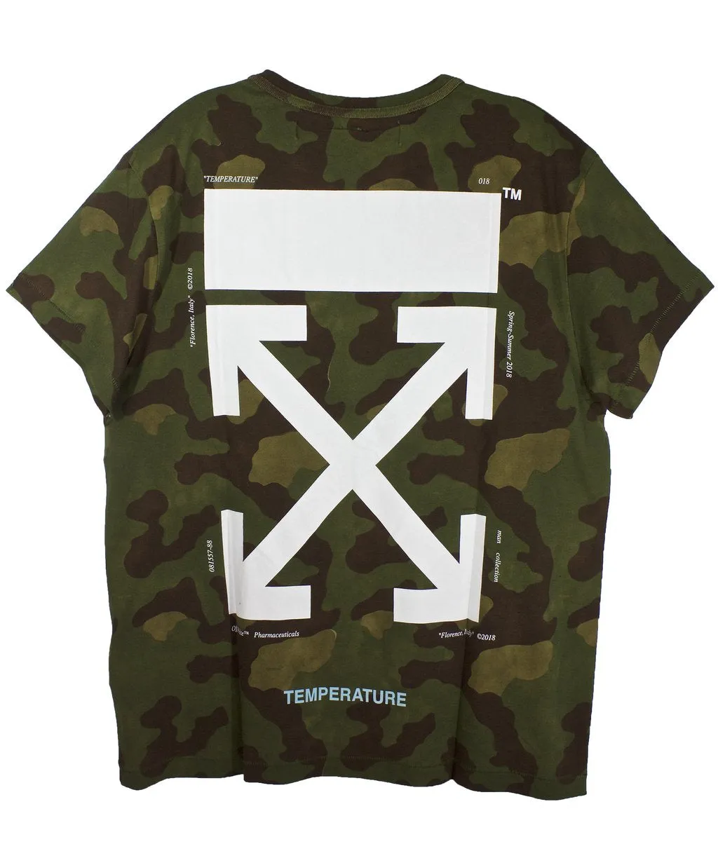 Off-White Camo Temperature T-Shirt | Parallel