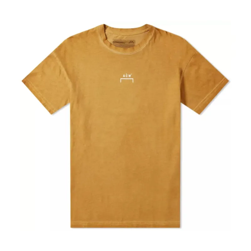 A Cold Wall Brckt Logo SS Tee Brown sold by PLUS