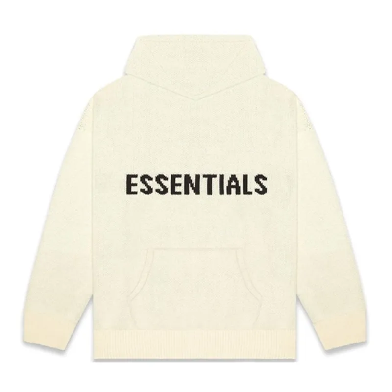 FOG Essentials Knit Hoodie Butter Cream sold by PLUS