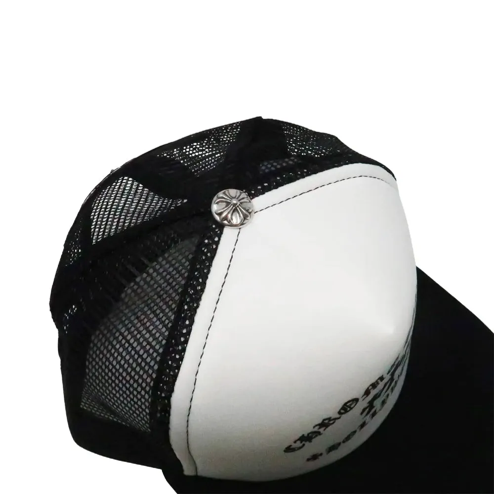 Chrome Hearts King Taco Trucker Hat Black/White | Parallel Chrome Hearts King Taco Trucker Hat Black/White | Parallel
