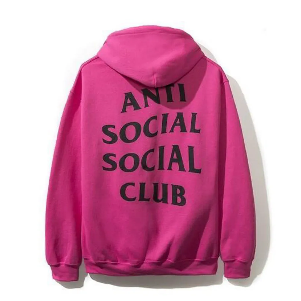 Anti Social Social Club Pay No Mind Hoodie Pink sold by PLUS product image thumbnail 2