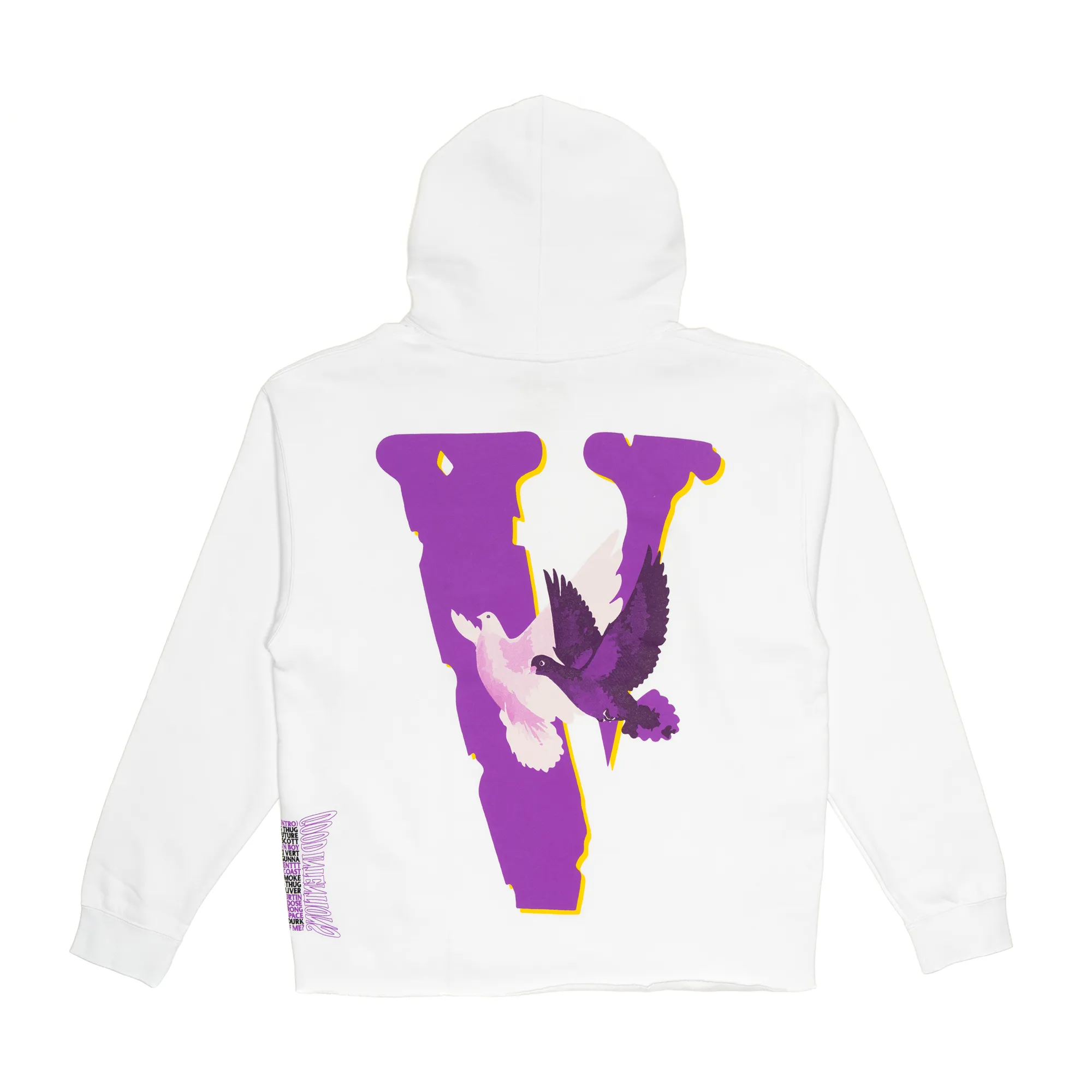 パーカー・フーディ Nav x Vlone Doves Hoodie Black White SS 20 2020 Nav x Vlone Doves Hoodie Black Men's - SS20 - US