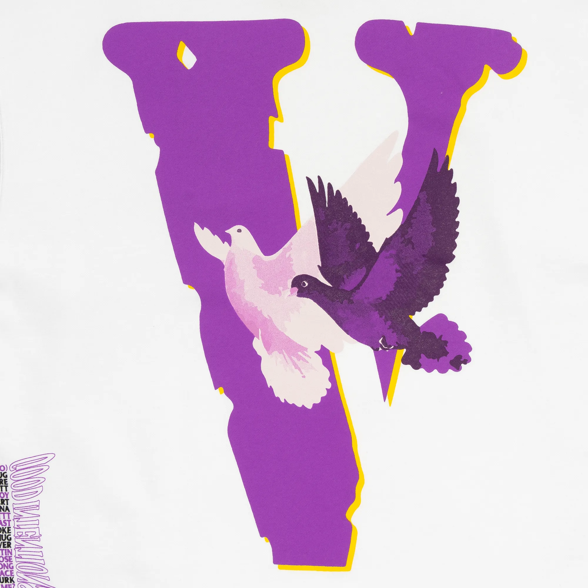 Nav x Vlone Doves Hoodie White | Parallel