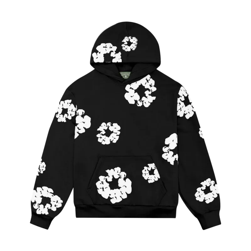 Denim Tears The Cotton Wreath Sweatshirt Black sold by PLUS