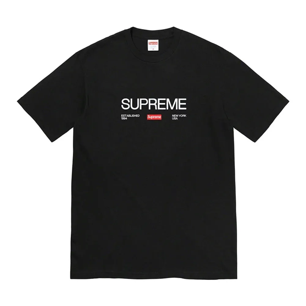Supreme Est. 1994 Tee Black sold by PLUS
