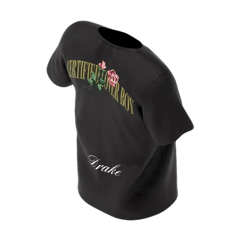 Nike x Drake Certified Lover Boy Rose T-Shirt Black sold by PLUS