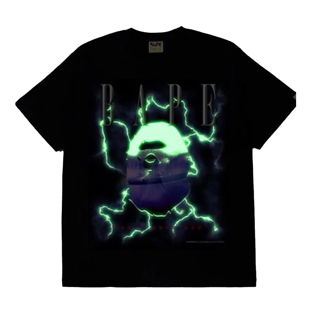 BAPE Lightning Tee Black sold by PLUS product image thumbnail 2