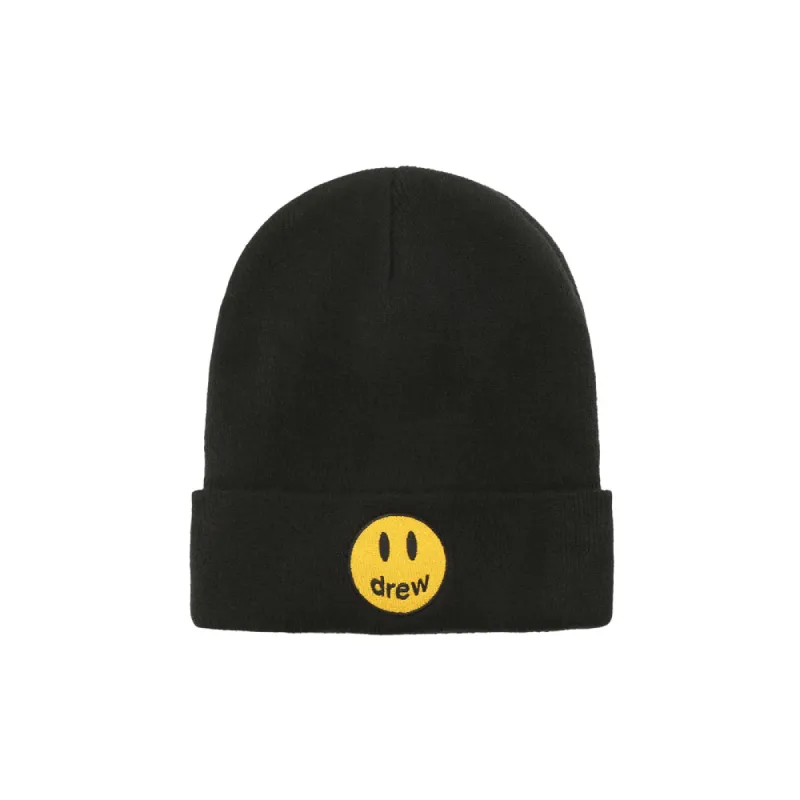 Drew House Mascot Rib Beanie Black sold by PLUS