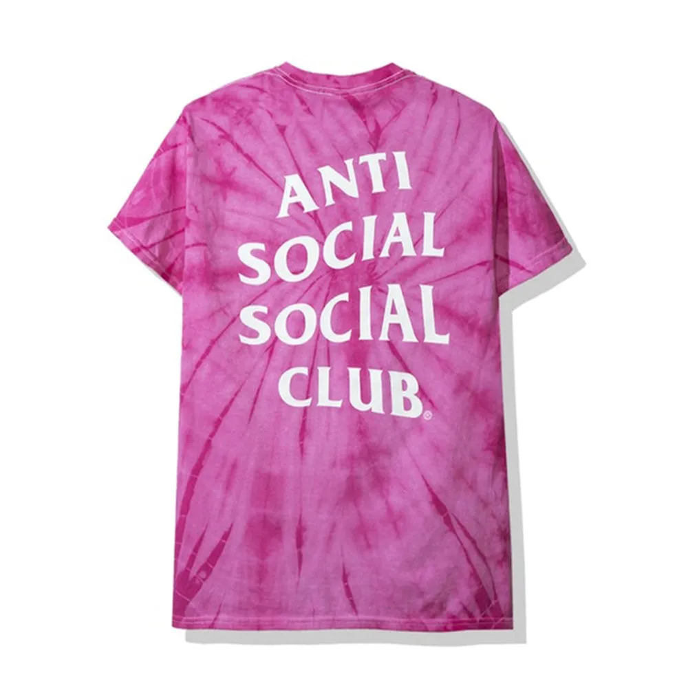 Anti Social Social Club Laguna Tee Pink Tie Dye sold by PLUS