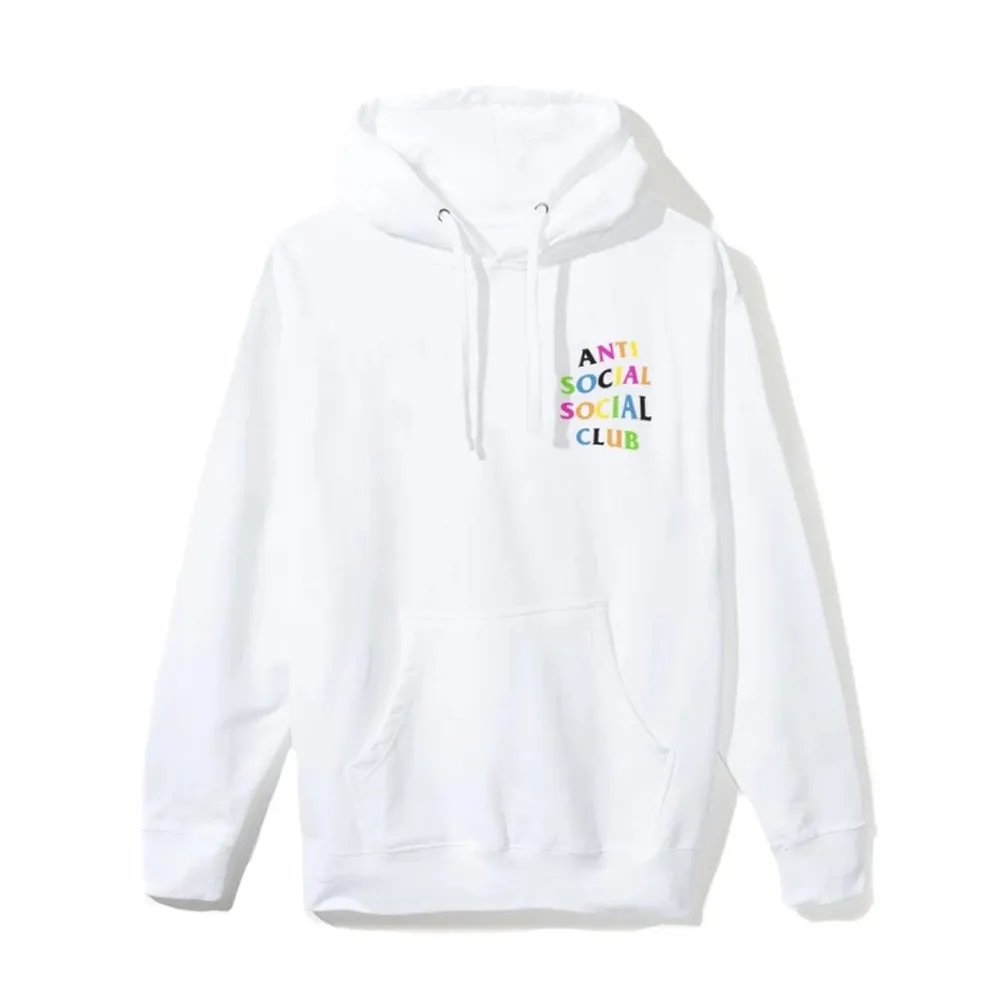 Anti Social Social Club Rainbow Hoodie White sold by PLUS product image thumbnail 2