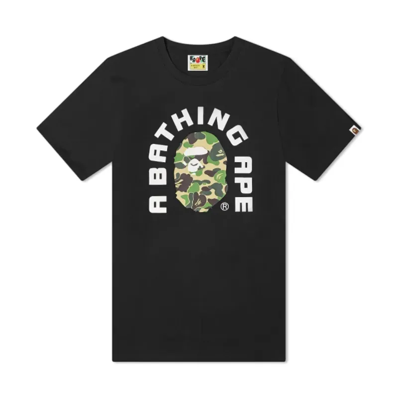 Bape ABC Camo College 2020 Tee Black/Green sold by PLUS