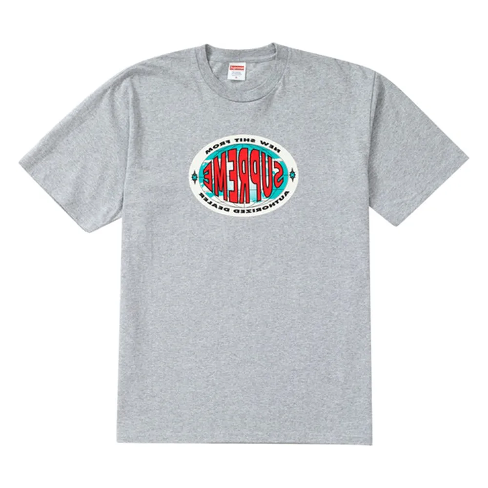 Supreme New Shit Tee Heather Grey sold by PLUS