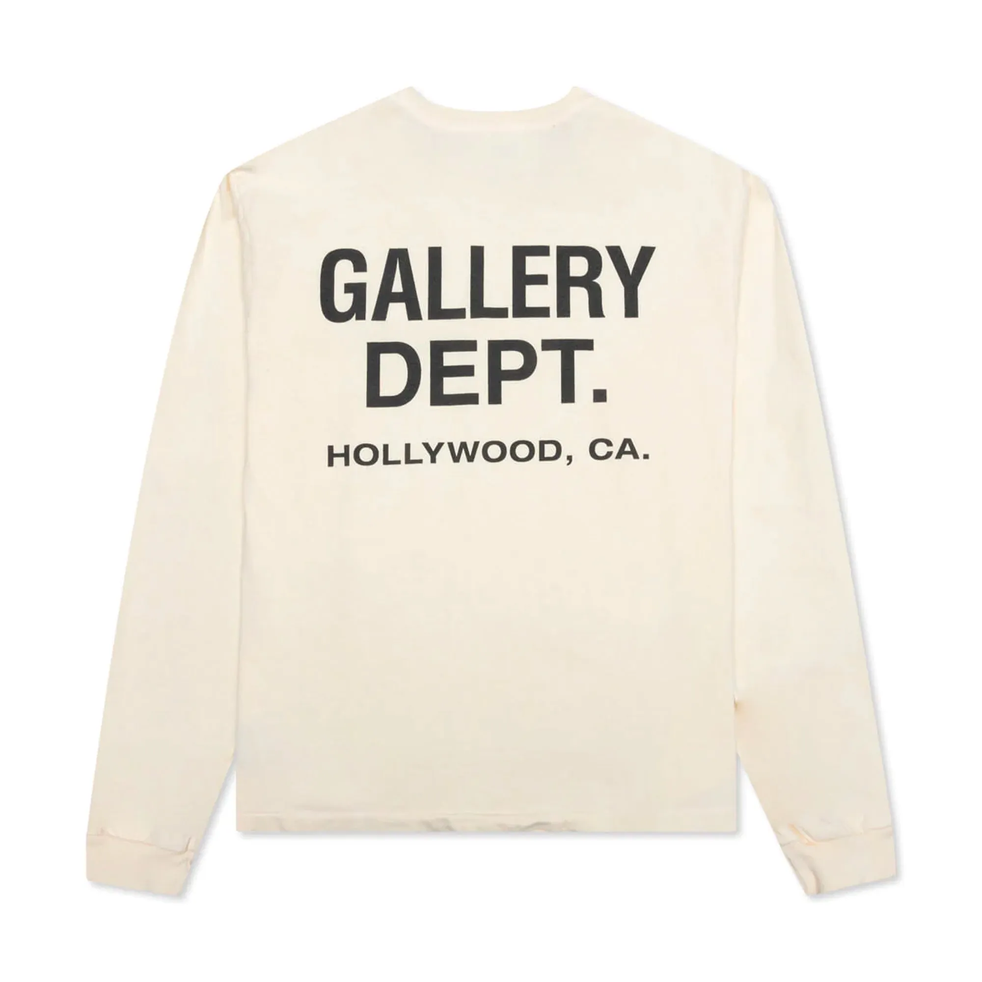 Gallery Dept. Souvenir L/S T-Shirt Cream sold by PLUS