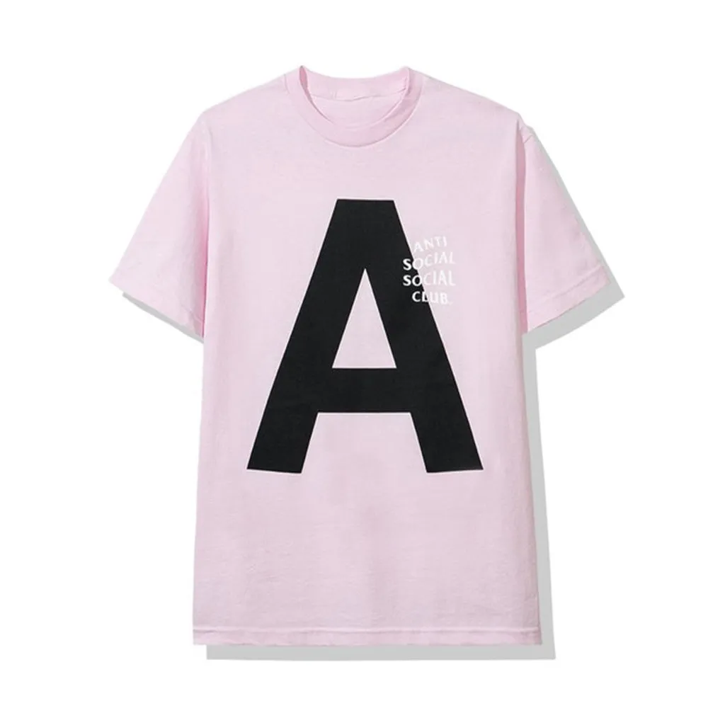 Anti Social Social Club Catchem "A" Tee Pink sold by PLUS