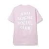 Anti Social Social Club Catchem "A" Tee Pink sold by PLUS