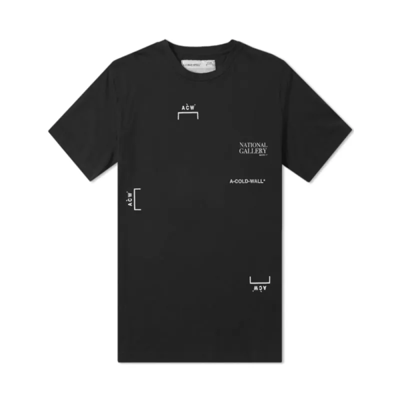 A Cold Wall Mlti Logo SS Tee Black sold by PLUS