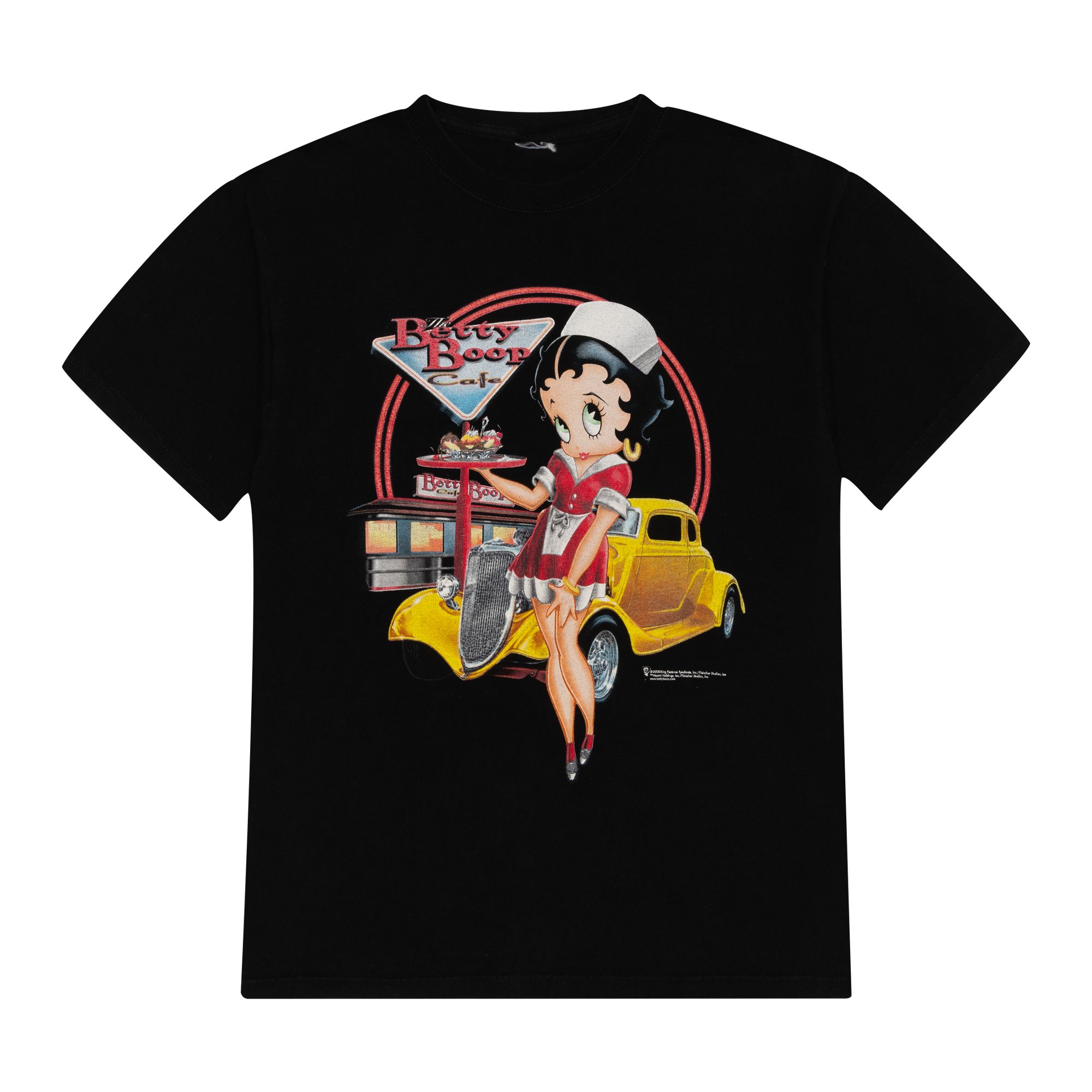 Betty Boop Cafe 2008 Tee Black sold by PLUS