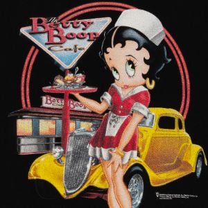 Betty Boop Cafe 2008 Tee Black sold by PLUS