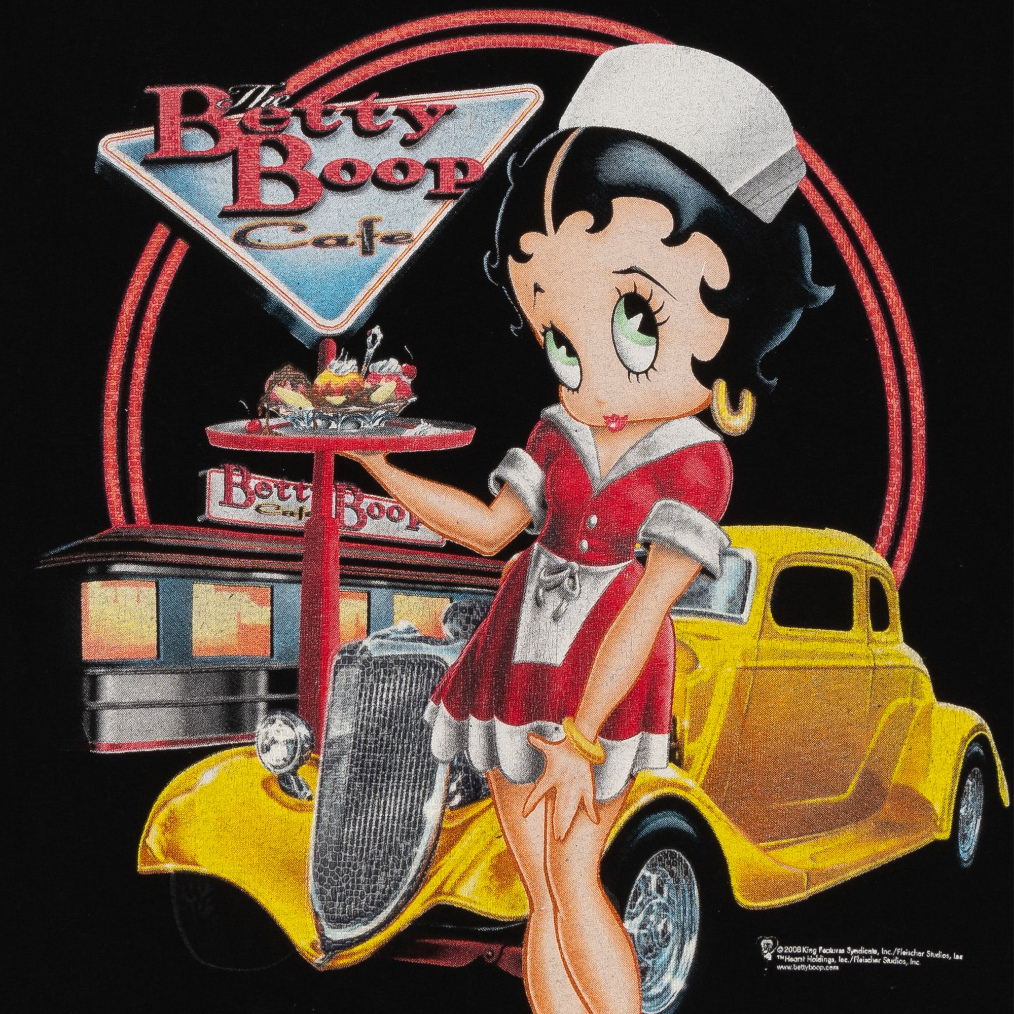 Betty Boop Cafe 2008 Tee Black sold by PLUS product image thumbnail 2