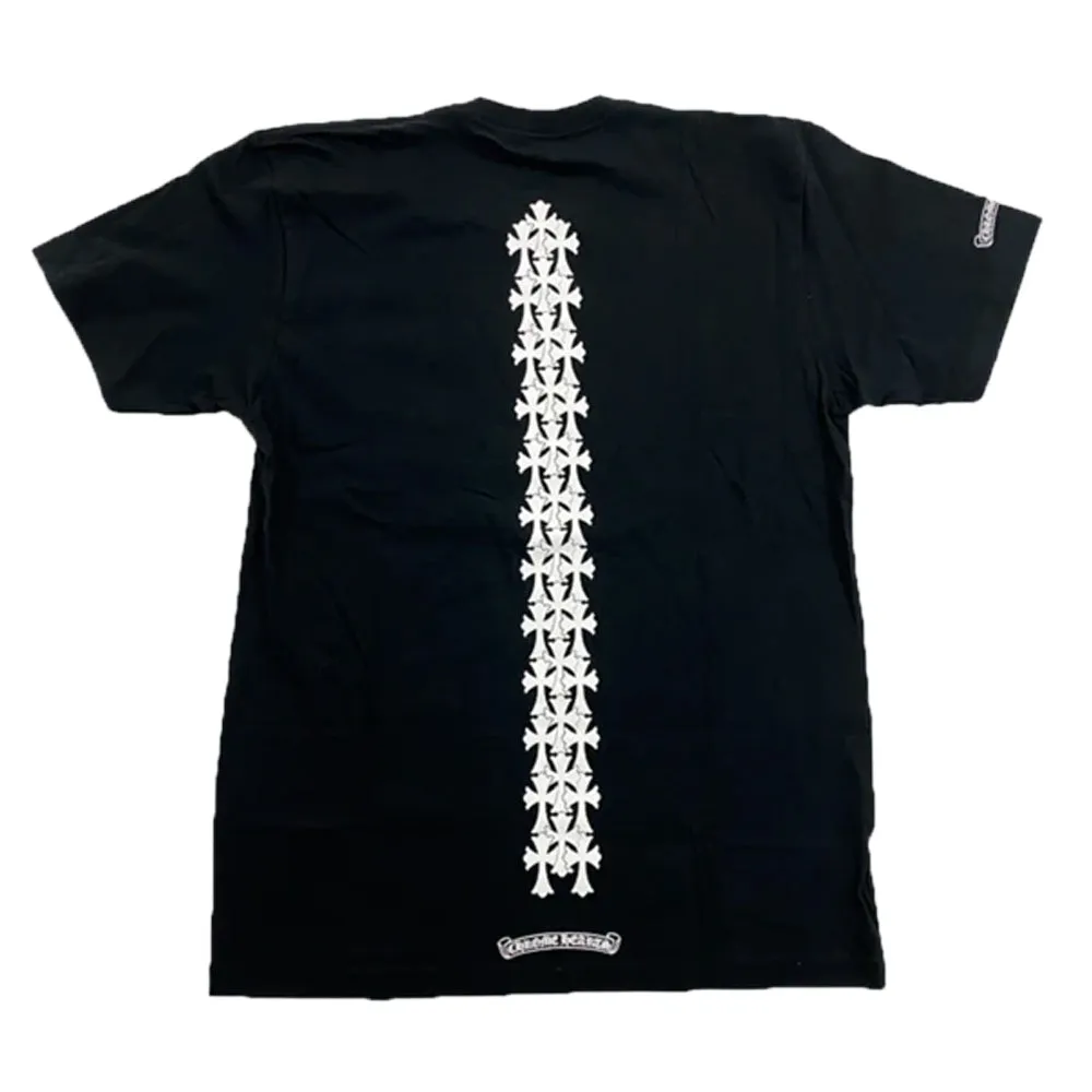 【Chrome Hearts】Cemetery Cross Tire Tracks T-shirt★半袖 Chrome Hearts Cemetery Cross Tire Tracks T-shirt White Men's