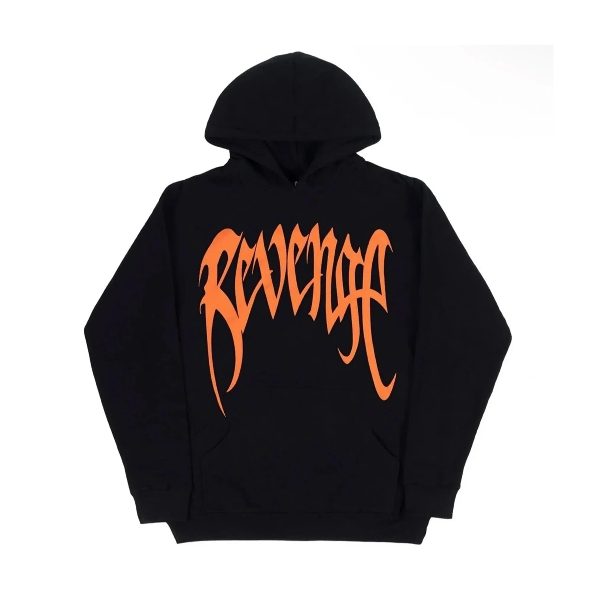 Revenge Orange Arch Logo Hoodie Black sold by PLUS