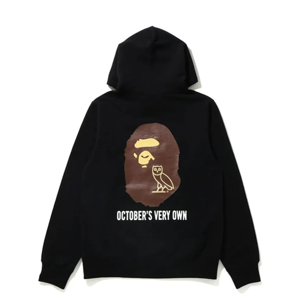 BAPE x OVO Pullover Hoodie Black sold by PLUS