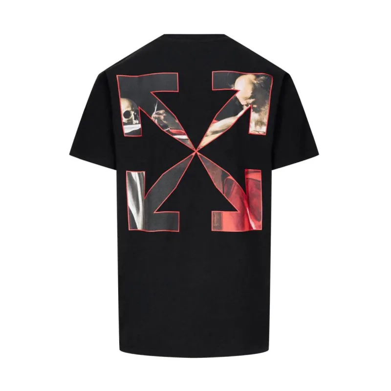 Off-White Black Slim Caravaggio T-Shirt sold by PLUS