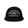 Chrome Hearts Arc Cross Patch Trucker Cap Black/Black sold by PLUS