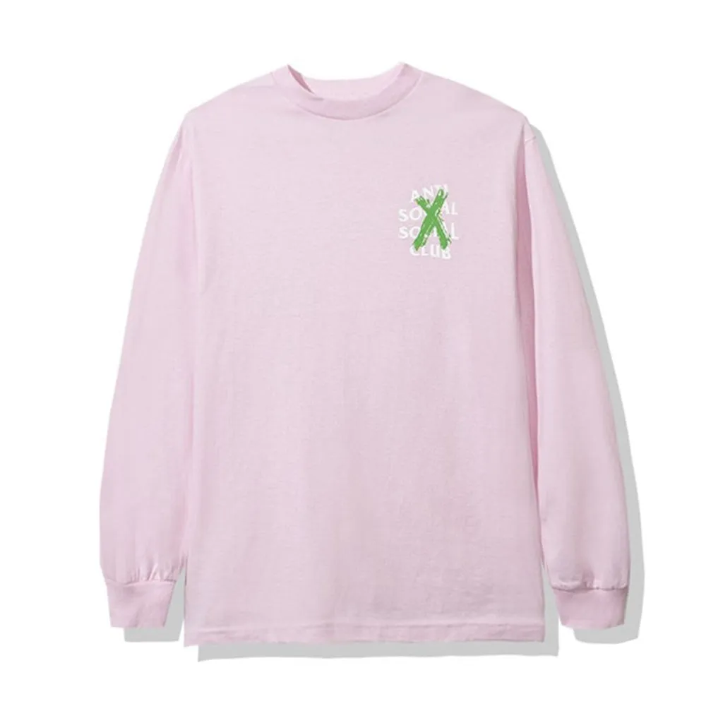 Anti Social Social Club Cancelled Remix L/S Tee Pink sold by PLUS product image thumbnail 2