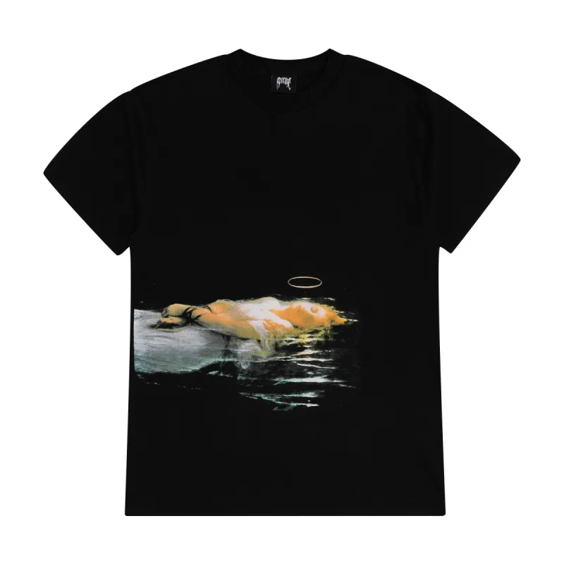 Revenge Oil Painting Tee Black sold by PLUS