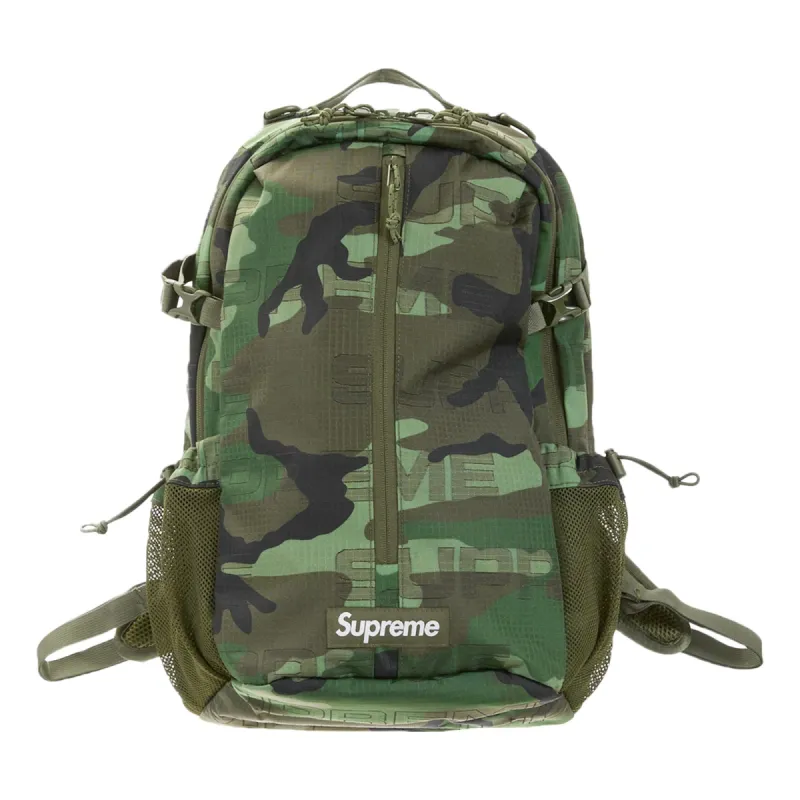 Supreme Backpack Woodland Camo (FW21) sold by PLUS