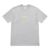 Supreme Fronts Tee Heather Grey sold by PLUS