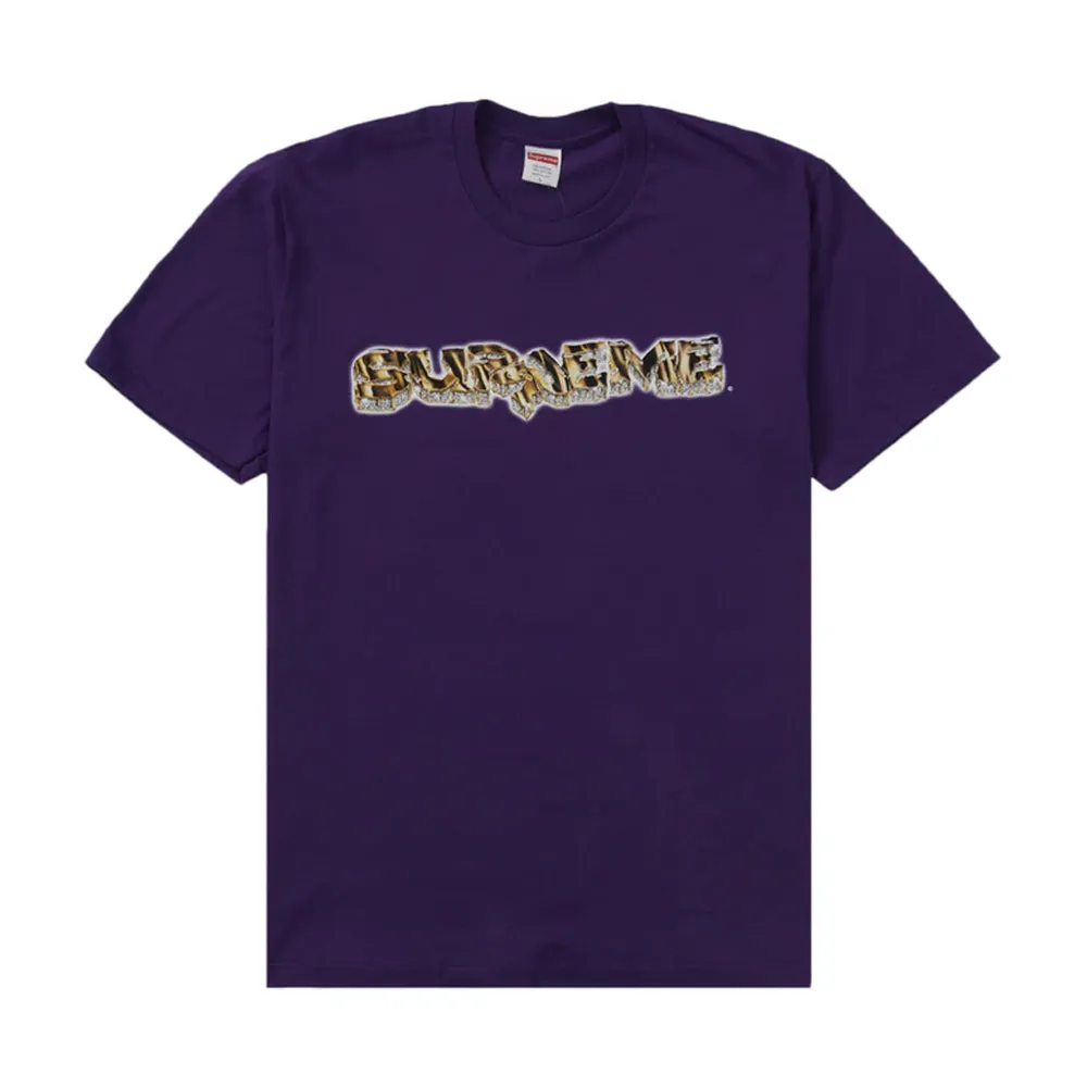 Supreme Diamond Tee Purple sold by PLUS