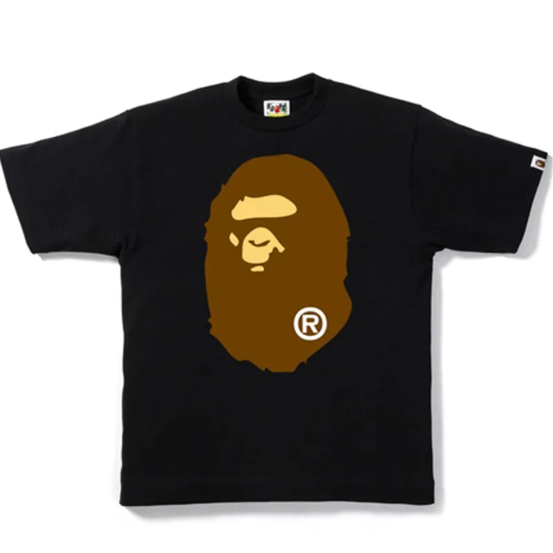 Bape Big Ape Head Tee Black sold by PLUS
