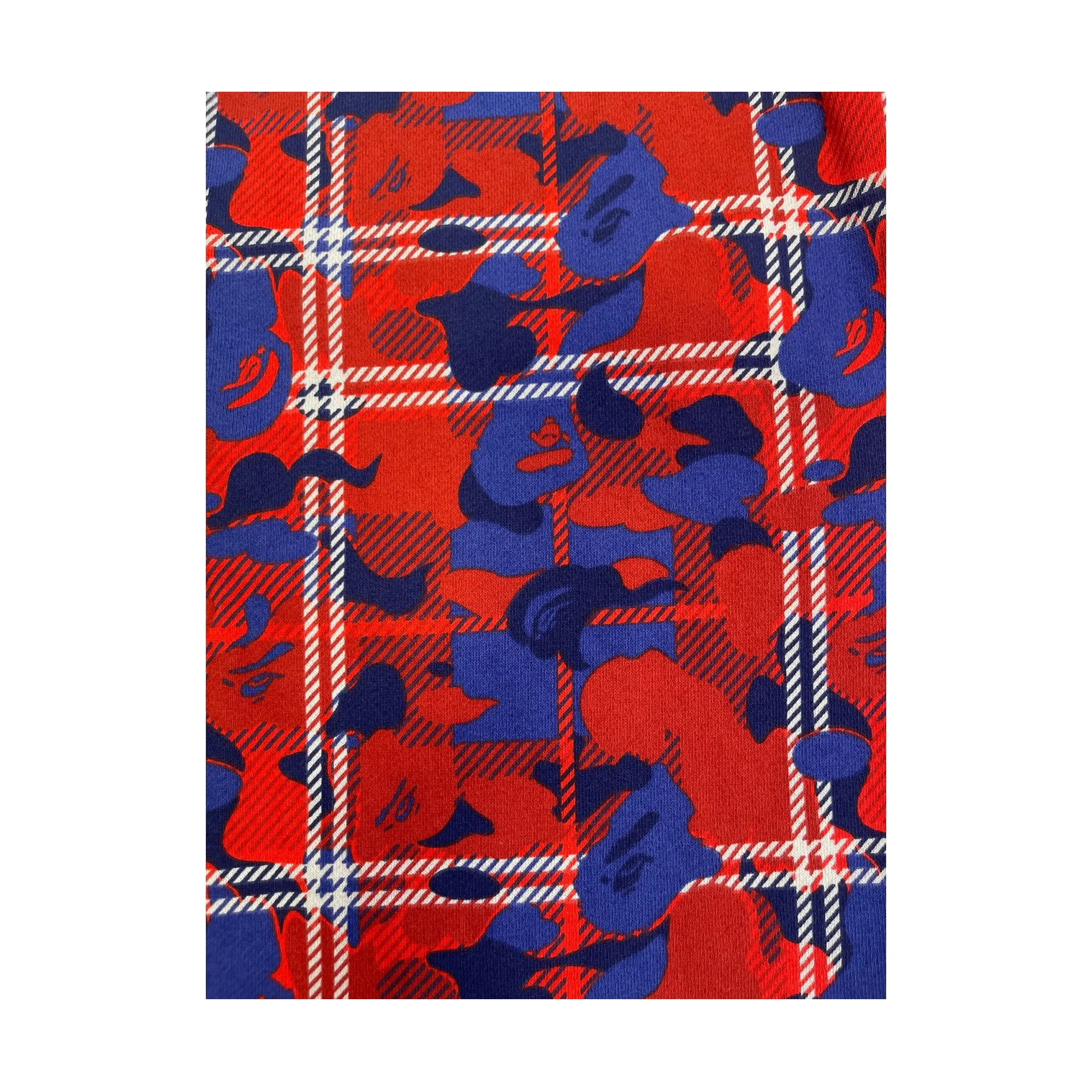 Bape London Check Sweat Pants Red/Blue sold by PLUS product image thumbnail 2