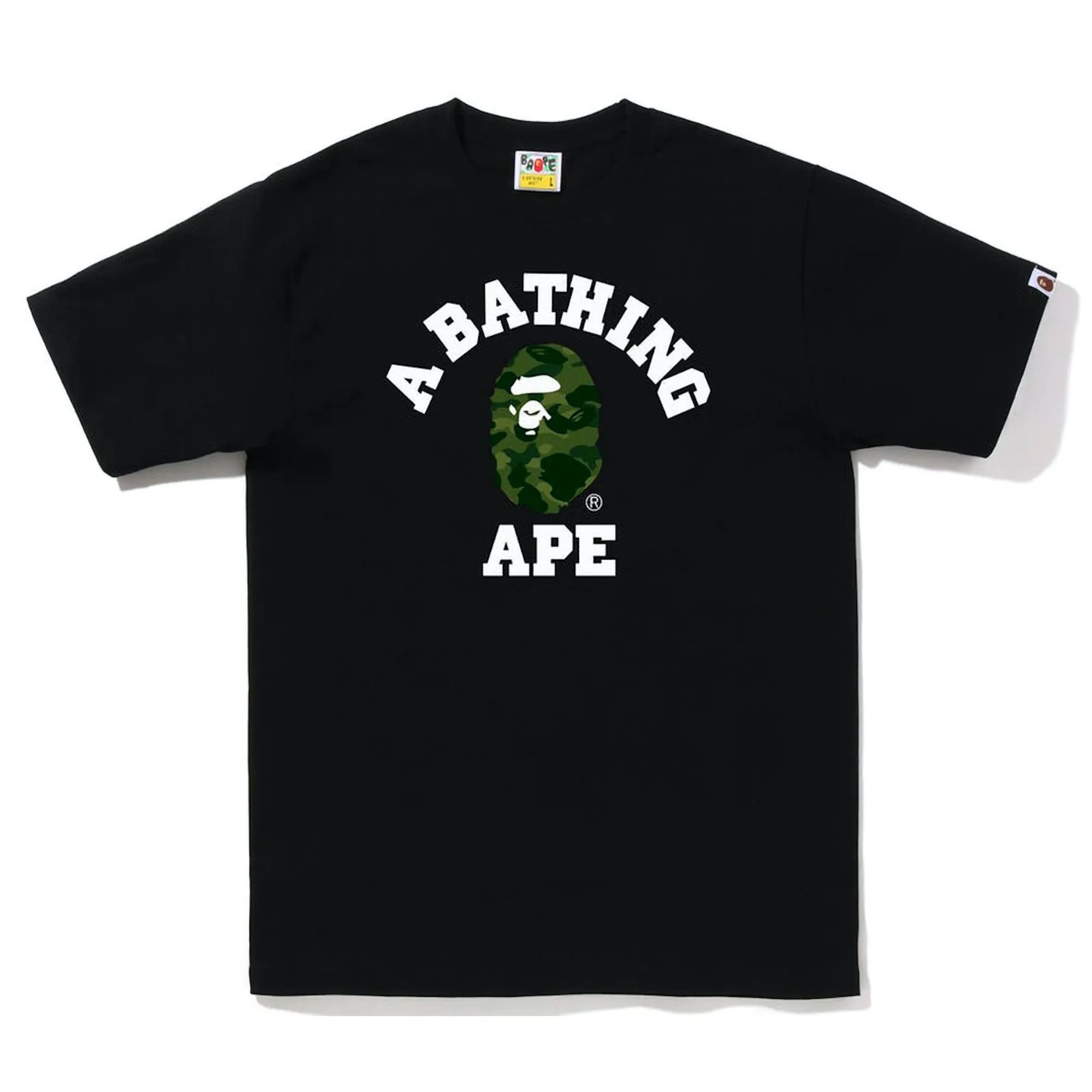 BAPE Color Camo College Tee Black Green (FW22) sold by PLUS
