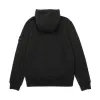 Stone Island Brushed Cotton Fleece Hooded Sweatshirt Black sold by PLUS