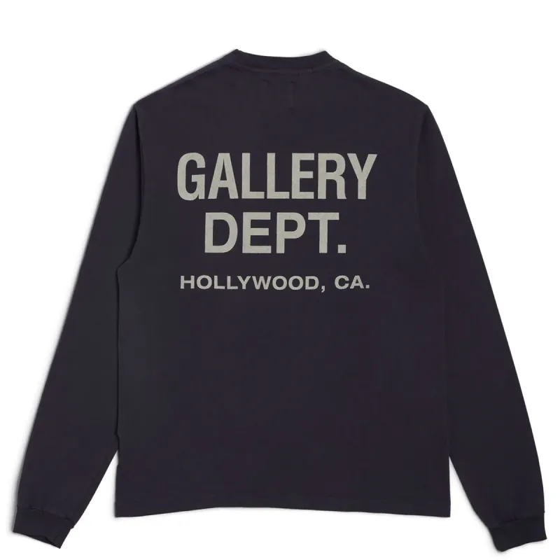 Gallery Dept. Souvenir L/S Tee Black sold by PLUS