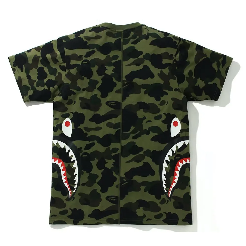 BAPE 1st Camo Side Shark Tee Green sold by PLUS product image thumbnail 2