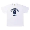 Bape Text ABC Camo College Tee White/Navy sold by PLUS